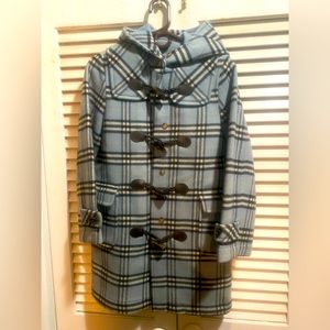 Burberry Authentic Vintage Plaid Coat